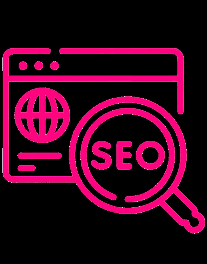 SEO optimization icon for digital marketing services